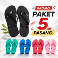5-Pair Flip-flops AdultWanita EVA Soft Anti-Slip Wholesale