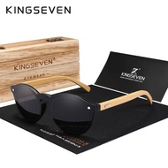 KINGSEVEN Sunglasses Men Bamboo Sun Glasses Women Brand Designer Original Wood Glasses Oculos de sol