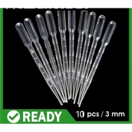 Multipurpose Plastic Dropper Pipette 3ML Pudding Dropper Pipette contains 10 pcs