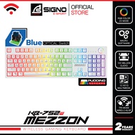 SIGNO E-Sport Wireless Mechanical Gaming Keyboard รุ่น MEZZON KB-752 (คีย์บอร์ด เกมมิ่ง)