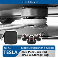 Heenvn Car Jack Pad For Tesla Model 3 Y X S Odor‑Free Lifting Jack Pad Adapter Rubber Chassis Protec