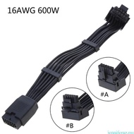 jenniferag.my ATX3 0 12VHPWR 600W Male to Female 16 12+4 Pin Cable for RTX4090TI 3090TI