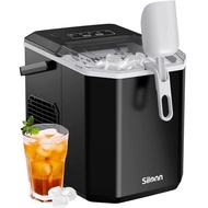 Silonn Bullet Ice Maker Countertop Portable Ice hine with Carry Handle Self-Cleaning function 9 Cube