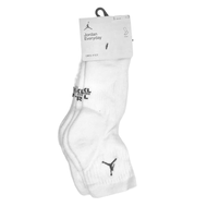 NIKE 耐吉 JORDAN 喬丹 運動短襪 DX9655-100  XL  白黑  1組