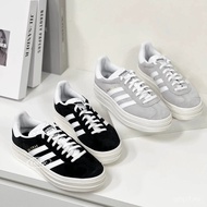 Cool Towel to explode Cookie | A & d Gazelle Gold Label Thick-Soled Heightened Light Gray Cream Sole