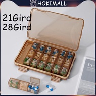 21/28 Slots Medicine Box 7 Days Daily Medicine Box 7 Days Pill Medicine Box Weekly Tablet Holder Storage Pill Box