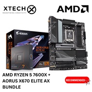 AMD RYZEN 5 7600X + AORUS X670 ELITE AX BUNDLE