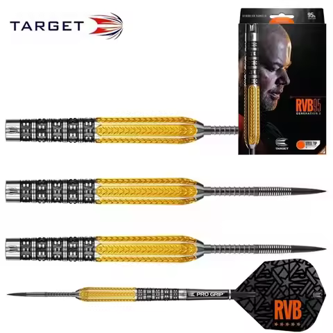 TARGETs RVB 95 G2 Bernabeld 2nd Generation Titanium Hard Tungsten Steel Dart