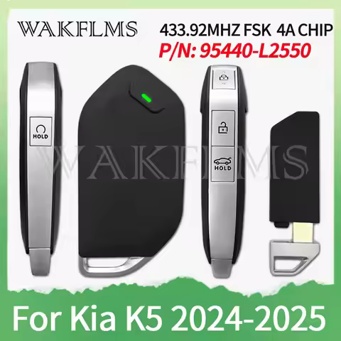 95440-L2550 95440-L2510 95440-P1AM0 For KIA K5 2024 2025 2026 Smart Car Key 433MHz 4A CHIP 433.92MHz