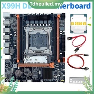 X99H Desktop Motherboard+E5 2650 V3 CPU B85 LGA2011-3 4X DDR4 REG ECC RAM Slots M.2 PCIE SATA3.0 X99