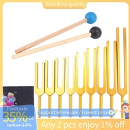 In stock-Tuning Forks Set 9Pcs 174/285/396/417/528/639/741/852/963Hz Tuning Fork, Sound Healing Tool