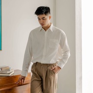 KEMEJA PLFR Oxford Oversize Shirt | Men's Long Sleeve Oxford Shirt | S.1202