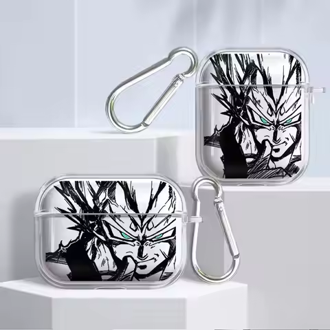 Dragons-Ball Gokus Vegeta Earphone Cases Cover Case For Apple Airpods 2 4 3 Pro Pro3 1 Pro2