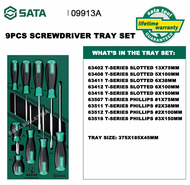 SATA 9 Pcs Screwdriver Set T-Series Sata Tray Set 09913A Sata Tools