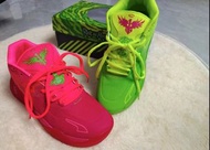 Rick and Morty x Puma MB.01 拉梅洛鮑爾一代 中幫實戰籃球鞋 紅綠鴛鴦 男女同款