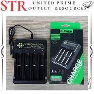 Battery Charger 10440 14500 14650 16340 16650 18350 18500 18650 Universal USB Smart Charging