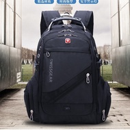 AT/👜Swiss Army Knife Backpack Men's Large Capacity Business Travel Bag Computer Backpack Junior High School Student Scho