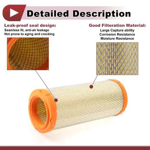 UXCELL Car Engine Air Filter for Chevrolet Express 1500 4.3L 5.3L 2001-2014 No.22909882 Long Life Fi