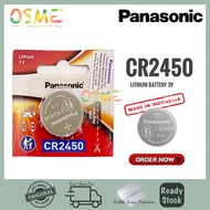 Panasonic CR2450 Battery Lithium 3v Bateri Original