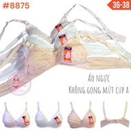[size 36-38]A cup no-wire fabric bra MS8875