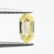 (Tc56) GIA 1.01ct marquise step cut fancy intense yellow diamond certified natural diamond 8.55×4.26