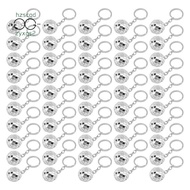 50Pcs Mini Disco Ball Keychain, Mirror Disco Ball Bulk Keyring Party Favors for 70s 80s Disco Party 