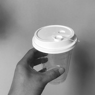 Disposable 98-diameter Leak-proof Injection Molding Cover PET Cup Milk Tea Cup Lid