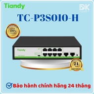 SWITCH TIANDY TC-P3S010- H 8-Port 10/100Mbps PoE + 2-Port GE Uplink, Genuine