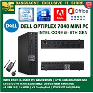 DELL MINI PC / 7060 / 7040 / UP TO 32GB RAM / 16GB DDR4 RAM / 256GB SSD STORAGE / WARRANTY[ WINDOWS 