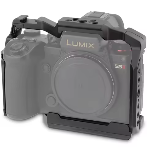 LEFTFOTO S5II Camera Cage for Panasonic LUMIX S5 II / S5 IIX - Camera Protection Frame Rig with Arca