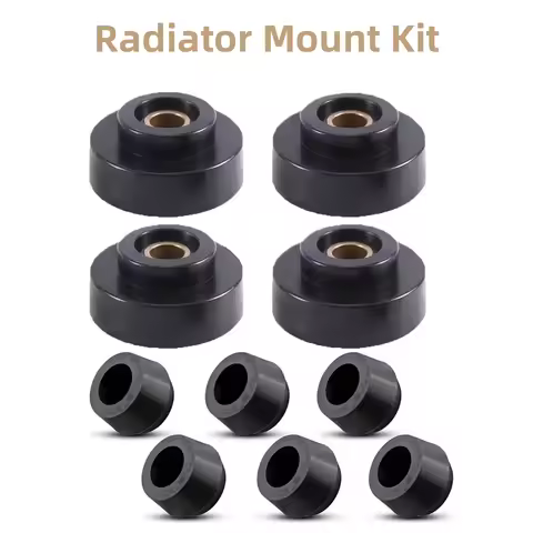 Radiator Mounting Kit Polyurethane for Peterbilt 357 377 379 385 386 387 Replace 53D6 x4 53D2 x4