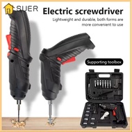 SUER 3/15/47PCS 3.6v Electric Screwdriver Kit, Screw Removal Power Tools Set Rechargeable Cordless I