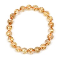 【正佳珠寶】金鈦晶 頂級淨透厚絲 8.3-8.8mm 金鈦晶手珠