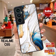 HP Babe Case Realme C65 Casing Realme C65 [Marble] Case Glossy Casing Hardcase Softcase