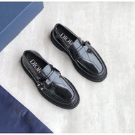 1: 1Dior Dior 2025 Counter New Product Dio Dio D Home Formal Leather Shoes Men's Derby Shoes Patent 