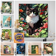 SY-frame-32*40/40*50cm-number painting -color by number-coloring by number painting -digital paintin