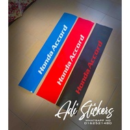 HONDA ACCORD WINDSCREEN STICKER SV4 SM4