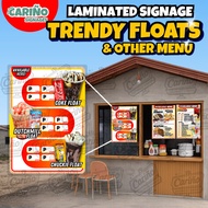 Cariño - Trendy Coke Float Signage | Chuckie Float | Dutchmill Float Laminated Signage for Business