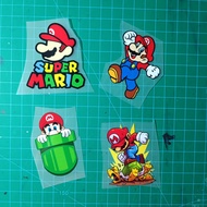 DIY Sticker Baju (Mario) Iron On / Heat Press