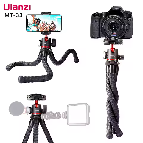 VIJIM Ulanzi MT-33 Flexible Octopus Tripod for Phone Camera DSLR 2in1 Design Tripod With Phone Holde