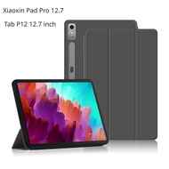 สำหรับ Lenovo Xiaoxin Pad Pro 12.7 "เคส P12แท็บ Lenovo ฝาครอบสำหรับ Lenovo พลิกขาตั้งพับได้ TB371FC 12.7นิ้ว2023