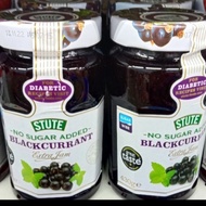 Stute diabetes watch blackcurrant jam spread no sugar 430gr sugar free