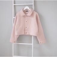 (Ready To Send) Furry Jacket by Edmee.outfit | Contemporary sweaters, cake girl sweaters, sweaters