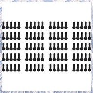 (NDPB) 100Pcs TR 413 Short Rubber Car Tubeless Vacuum Snap-in Tire Valve Stems Alloy