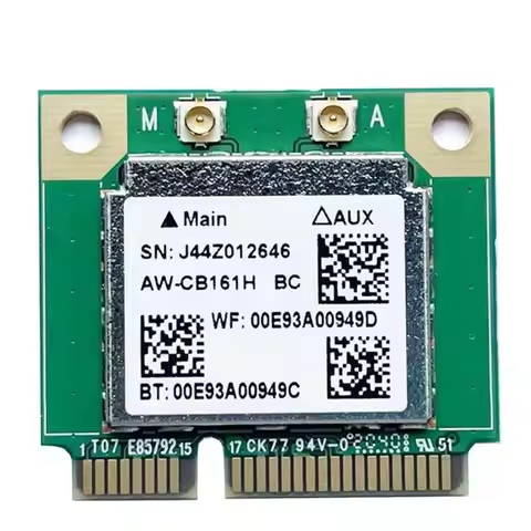 A29F-Dual Band Realtek RTL8821 AW-CB161H Wifi Wlan Card Bluetooth 4.0 Combo Wireless Half Mini PCI-E