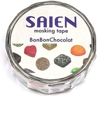 BonchocolatSAIENTR-0174 Japanese Washi Masking Tape, Made in Japan, 0.6 inches (15 mm) x 32.8 ft (10