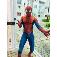 Spiderman Tobey Maguire Costume Red Raimi Cosplay Superhero Jumpsuit Halloween Costume Carnival Part