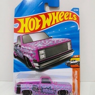 Hotwheels '83 chevy Silverado pink