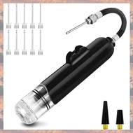 Basketball Ball Pump Air Pumpfor Sports Balls with 10Pcs Needles & 2Pcs Nozzlesfor Soccer Volleyball