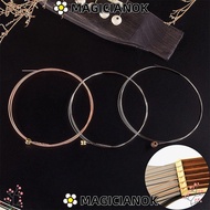 MAGICIANOK Classical Acoustic Guitar Strings, Bronze Color Stainless Steel Copper Folk Guitar String